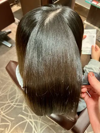 セミロング カラー 小池 穂果/ 府中のヘアスタイル