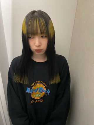 セミロング カラー hair&nail ☯️アイリ☯️のネイルデザイン