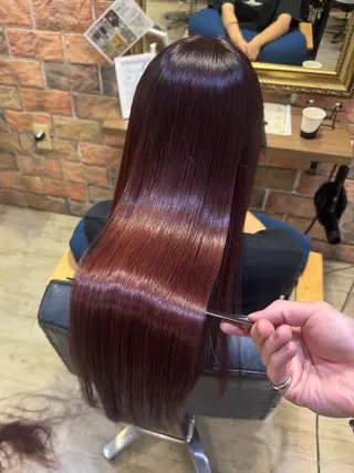 ロング 古川 流久のヘアスタイル