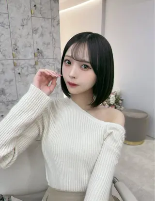 ショート 顔周りカット/髪質改 善/新宿/畑中稔里のヘアスタイル