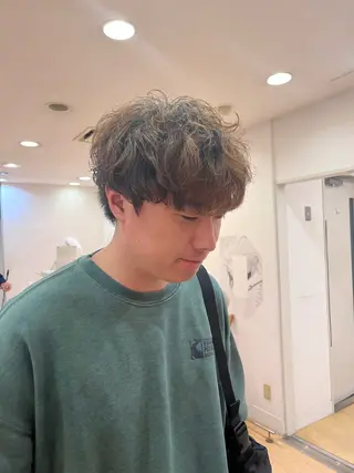 パーマ メンズ 💠つたふうか/ 韓国/メンズヘア💠のヘアスタイル