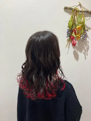 セミロング カラー 🫧高鹿汰一髪質改善 /白髪ぼかし🫧のヘアスタイル