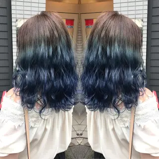 ミディアム カラー 髪質改善特化 ミサワコウキのヘアスタイル