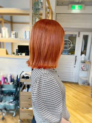 ミディアム カラー 杉村 未来のヘアスタイル