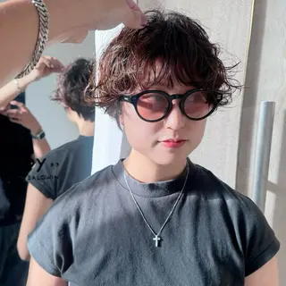 ショート foto所属・𝐁𝐋𝐔𝐄𝐓 /カット特化/新宿のヘアスタイル