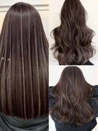 ロング カラー Amaretto かなのヘアスタイル