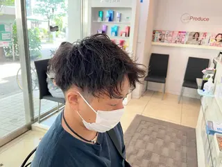 ショート パーマ メンズ 韓国風メンズ/毛流れ ヘアなら須田龍世のヘアスタイル