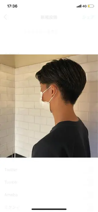 メンズ io所属・io濱川 遥のヘアスタイル