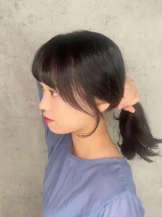 セミロング KAEDE🎀 ジャニオタ美容師のヘアスタイル