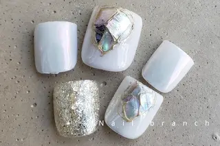 セミロング カラー パーマ ヘアアレンジ ネイル マツエク・マツパ アイブロウ Nail branchのネイルデザイン