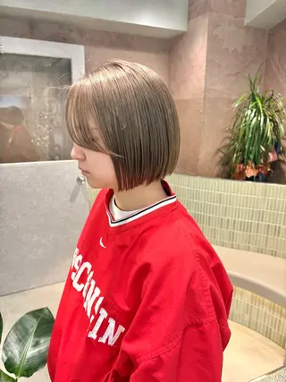 ショート 🩵縮毛矯正/ブリー チ/髪質改善/いつかのヘアスタイル