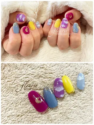 ネイル フルリール 【プライベートサロンのネイルデザイン