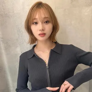 ミディアム LAVEL 代表 住吉　創のヘアスタイル