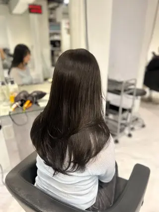 ロング カラー 表参道/透明感カラー /暗髪/ジュキヤのヘアスタイル