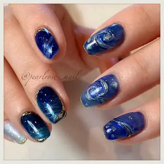 ネイル Beauty salon Ryu・ange所属・PEARL ROSE パールローズのネイルデザイン