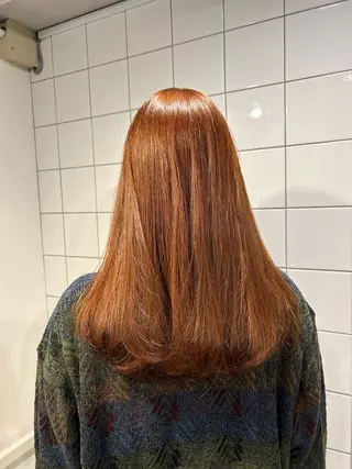 ロング カラー 愛結 暖色カラー🎀🩰のヘアスタイル