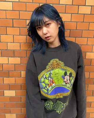 ミディアム カラー 塩谷 雪花のヘアスタイル