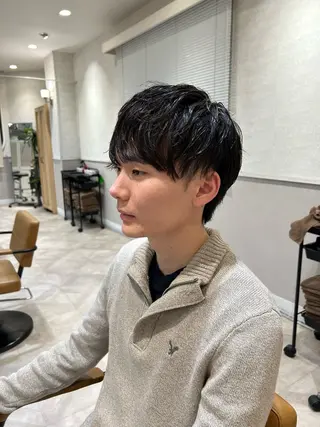 メンズ La Bonheur hair Olivier北千住店【ラボヌールヘアーオリヴィエ】所属・RAN 🎀のヘアスタイル