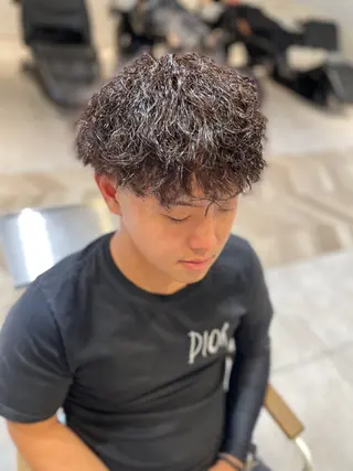 ショート メンズ メンズパーマ/カット / 古川　諒のヘアスタイル