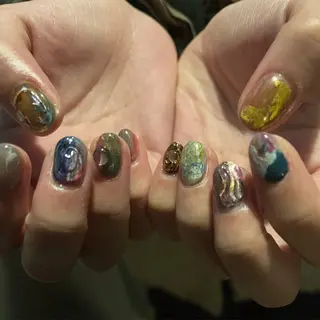 ショート @Unica_ honmachiのネイルデザイン