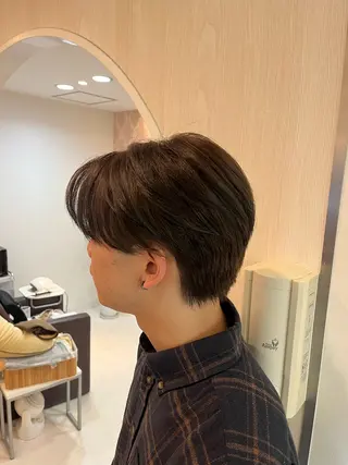 ショート カラー パーマ メンズ ️️髪質改善✨ミニモ 学割/Hina💖のヘアスタイル