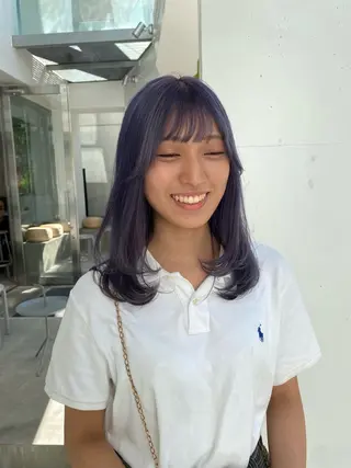 ロング カラー 艶カラー 🤍🫧/makoのヘアスタイル