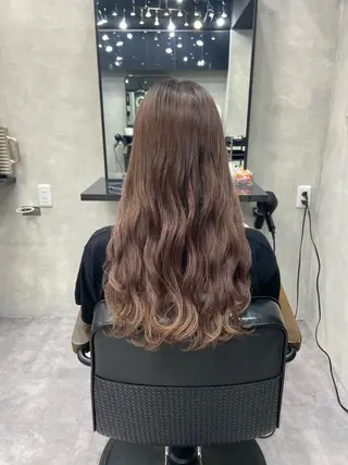 ロング カラー ヘアアレンジ ar+ ❤︎ maiのヘアスタイル