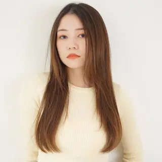 ロング カラー 髪質改善ストレート✨ パーマヘア✨YUKIのヘアスタイル