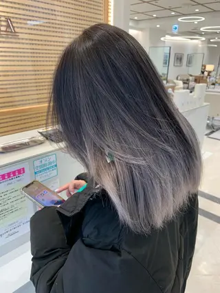 ミディアム 韓国風/顔周りカット /髪質改善RYOTAのヘアスタイル