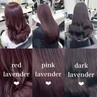 ロング カラー 🎀暖色/ラベンダー /paru🤍のヘアスタイル