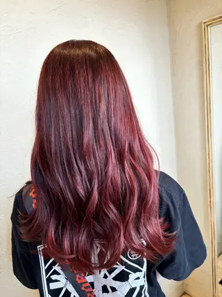 ロング ルプラボウ／艶カラー ／髪質改善／アサミのヘアスタイル