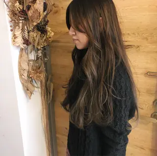 ロング パーマ 吉川　ミチオ 【SHIKIO】のヘアスタイル