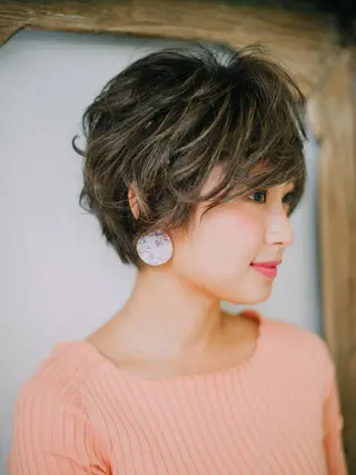 ショート 宮里 萌々のヘアスタイル