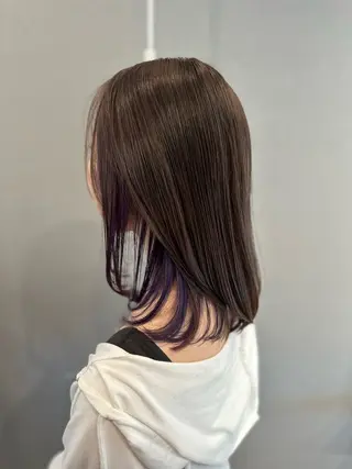 ミディアム K Harukaのヘアスタイル