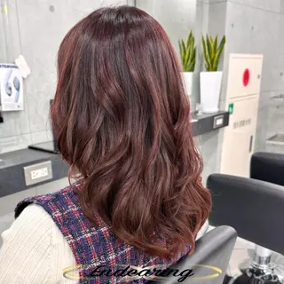 カラー Endearing 銀座/レイヤーカットのヘアスタイル