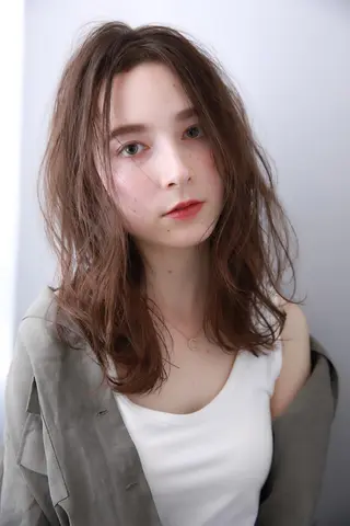 ショート カラー パーマ 山下 直人のヘアスタイル