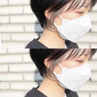 ショート カラー 🦋韓国系指名No1 店長/圓山 祐也🦋のヘアスタイル