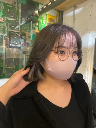 ショート 艶ハイトーン👑♡ NATSUKIのヘアスタイル