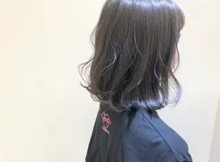 ミディアム カラー ヘアアレンジ 店長/ 加藤 流菜のヘアスタイル