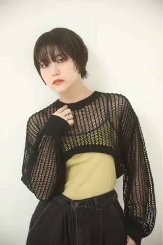 ショート ヘアアレンジ ✦creer都島✦ ɪʀᴏʜᴀ ꕀ 🎀のヘアスタイル