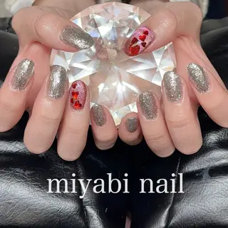 ネイル miyabi nail 桂川駅近くのネイルデザイン