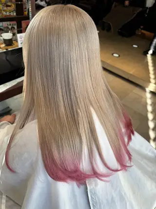 ロング 美容室FaB 千葉店所属・akane 🌼韓国スタイル🌼のヘアスタイル