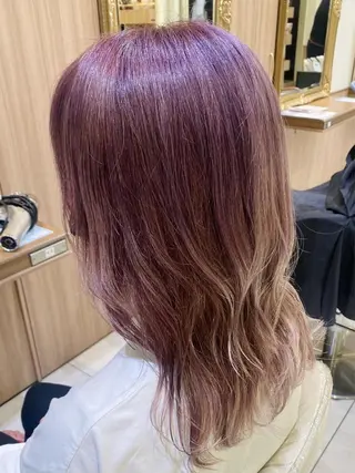 ロング カラー 古川 琴美のヘアスタイル