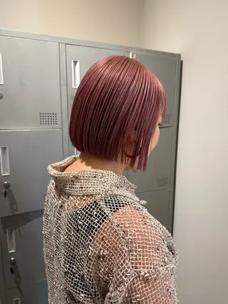 ミディアム カラー ブリーチ/アレンジ 天満/chihiroのヘアスタイル