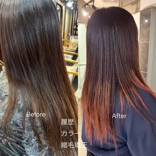 ロング カラー daiki 原宿のヘアスタイル