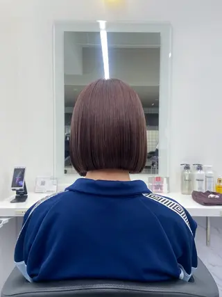 ショート カラー ヘアアレンジ Over hair_ misakiのヘアスタイル