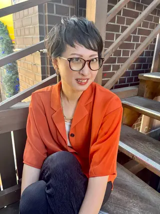 ショート ママ美容師 ＊ヒマワリのヘアスタイル