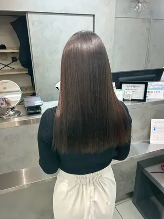 ロング レイヤー×ツヤカラー 渋谷/kougaのヘアスタイル