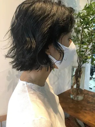 ショート カラー パーマ LINKIE リンキーのヘアスタイル