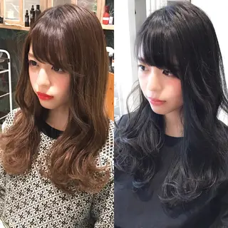 セミロング カラー メンズ指名多数!! SiLO 田島のヘアスタイル